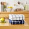 DII® Windowpane Oversized Washed Waffle Dishtowels, 2ct.